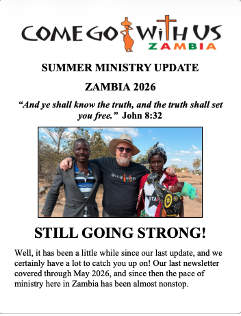 Summer 2026 Ministry Update newsletter cover